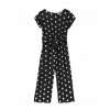 Detská kombinéza - Letné kombinézy Zara 116 čierna (Zary Polka Dot Celkovo Viazanie 2JV XXF__116)