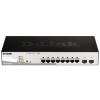 D-Link DGS-1210-08P Smart PoE switch, 8x GbE PoE+, 2x SFP, PoE 65W, fanless
