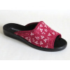 Dámske papuče Mjartan s otvorenou špicou- listy bordové