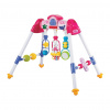 Baby Mix hrajúca edukačná hrazdička De Lux růžová