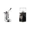 La Pavoni Stradivari Professional Lusso + Eureka Mignon Turbo, CR black
