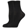 LADYB COTTON SOCKS 60 DEN / Dámske pančuchové ponožky - nero 39-42
