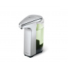 Simplehuman Dávkovač mýdla Sensor Battery stříbrný plast SHST1023