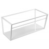 SKA konzola pod umývadlo/pod dosku 900x400x460mm, biela mat, s bielou MDF policou