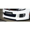 Rieger lipa pod predný nárazník Rieger pro Volkswagen Golf 6 GTD, GTI 3-dver., 5-dver., kabriolet, plast ABS s povrchovou úpravou Carbon-Look