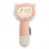Detská pískacia plyšová hračka s hryzátkom New Baby Lama Multicolor