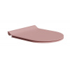 GSI PURA COLOR PURA WC sedátko, SLIM, Soft Close, Quick Release, blush mat/chróm MS86CSN24