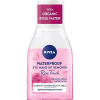 Nivea Rose Touch Waterproof Eye Make-Up Remover Dvojfázový odličovač 100 ml