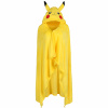 Prikrývka na posteľ - Pokémon Polyester 150 x 120 cm lôžko (Pikachu žltý mys/prikrývka s kapucňou 120x150 cm)