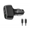 Winner Group | Winner Group - Nabíjačka do auta 1xUSB-C + 1xUSB-A Power Delivery 63W čierna | WN0045