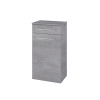 Dreja Nízka skrinka s košom na bielizeň DOS SNDKZ 50 - D01 Betón / Úchytka T04 / D01 Betón
