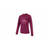 SENSOR MERINO DF TERRITORY dětské triko dl.rukáv lilla 100