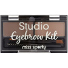 Miss Sporty Studio Súprava na obočie 001 stredne hnedá tiene na oči