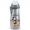 Detská fľaša NUK Sports Cup Disney Mickey 450 ml red Sivá