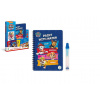 Kúzelné maľovanie vodou Tlapková patrola/Paw Patrol omaľovánky/blok 12x16cm + štetec, 8 listov v