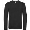 B&C Pánske tričko s dlhým rukávom TU07T Black 3XL