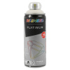 DUPLI-COLOR Lak v spreji PLATINUM hodvábne matný, RAL 9010 jasne biela, 400 ml
