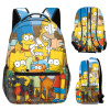 Made in China Detský / študentský batoh s potlačou celého obvodu motív Simpsonovi