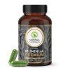 Moringa Caribbean Elitný 100 % prírodný prášok z extra triedených PREMIUM sušených mladých listov Moringa caribbean v kapsuliach