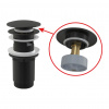 AlcaPlast A392BLACK - Výpusť umývadlová CLICK/CLACK 5/4