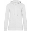 B&C | Inspire Zipped Hood /women, Dámska mikina s kapucňou, biela, S