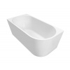Aqualine TIBERA L rohová stojaca vaňa 140x70cm, biela E1066