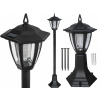 Solárna lampa štýl LAMPÁŠ 1led 89 cm dekorácia balkónovej terasy záhrady P-589