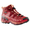 LA SPORTIVA Detská treková obuv ULTRA RAPTOR II MID JR GTX velvet/flamingo - červená Veľkosť EU: 33
