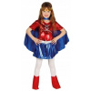 Kostým pre dievča - Detská kostýmová hrdinka Supergirl 115-128 cm (Detská kostýmová hrdinka Supergirl 115-128 cm)
