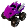 Monster truck na zotrvačník 13 cm fialový