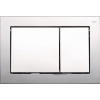 TECE BASE ovládacie tlačidlo 214x145mm, pre WC, dvoumnožstevní splachovanie, matný chróm 9240702