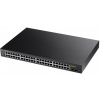 Switch ZyXEL GS1900-48HP v2 Smart, 48x GLAN, 24x PoE, 2x SFP, 170W