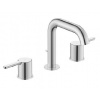 Duravit C.1 - Umývadlová batéria s výpusťou, 3-otvorová inštalácia, chróm C11060005010