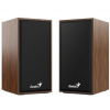 Reproduktory GENIUS SP-HF180, 2.0, 6W, drevený, hnedý