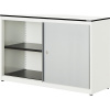 Skriňa s posuvnými dverami ,v x š x h 818 x 1200 x 432 mm, doska s plným jadrom, 1 polica mauser