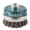 MAKITA miskovitá kefa z oceľového drôtu, splietaný drôt 0,5mm,60mm D-24153