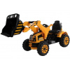 mamido Elektrický traktor - s radlicou žltý