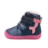 D.D.Step Barefoot zimní boty W073-52684 Royal Blue EUR 22