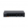 Dahua Technology PFS3006-4GT-60-V2 Gigabit Ethernet (10/100/1000) Podpora napájania cez Ethernet (PoE) Čierna (PFS3006-4GT-60)