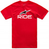 Tričko RIDE 4.0 CSF, ALPINESTARS (červená/biela/čierna, vel. L)