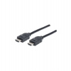 MANHATTAN kábel High Speed HDMI 4K, 3D, samec na samca, tienený, čierny, 1,8 m (306119)