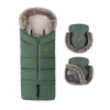 PETITEMARS PETITE&MARS Set zimný fusak Arctic 4v1 + rukavice na kočík Furry Variant: PETITE&MARS Set zimný fusak Arctic 4v1 + rukavice na kočík Furry Veritable Khaki