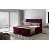 ArtElta Manželská polohovateľná posteľ CLOVER Boxspring | 160 x 200 cm farebné prevedenie: Mat Velvet 68