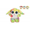 Teddies Zajac dúhový sediaci plyš