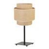 Light Home Stolná lampa Boho, 1x jutové tienidlo, (výber z 2 farieb konštrukcie)
