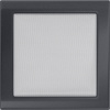 KRATKI Krbová mřížka 22x22 BASIC grafitová