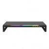 Marvo Podstavec pod monitor DZ-01 4x USB Hub 2.0 černý plast 20 kg nosnost Rainbow podsvícení