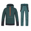 Pánský lyžařský komplet Patty FD Sea moss/anthracite L + Slater FD Sea moss XL