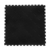 Sedco PVC podlaha do garáží, skladů, hal ,tělocvičen ECO - T LOCK - DIAMOND - 498x498x6,5 mm (Černá)