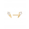 ANIA HAIE Earring Afterglow Gold 14K with white sapphire EAU007-03YG
